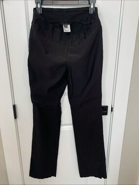 Tribal Black Straight-Leg Trousers with Pull-On Waist